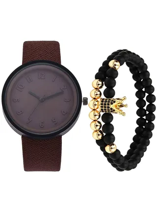 women 3-Piece Analog Watch And Bracelet Set 187 