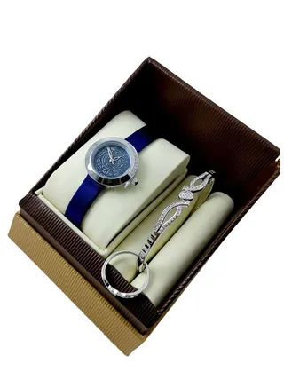Women's Watch Set With Bracelet And Ring 