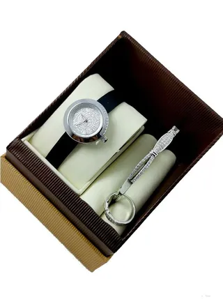 Women's Watch Set With Bracelet And Ring 