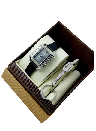 Women's Watch Set With Bracelet And Ring 
