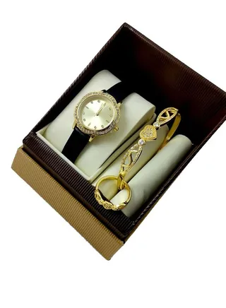 Women's Watch Set With Bracelet And Ring 