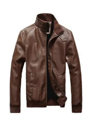 Cool New Leather Jackets brown 