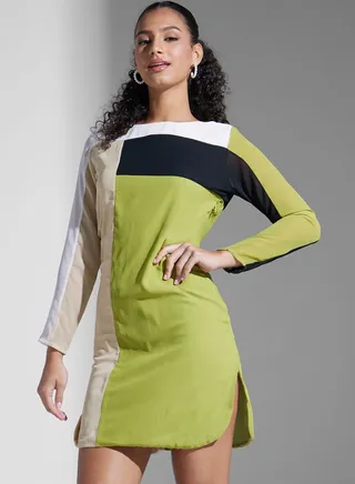 Color Block Dress 