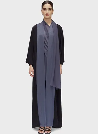 Contrast Detail Abaya 