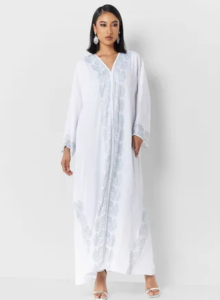 Embellished Detail Abaya 