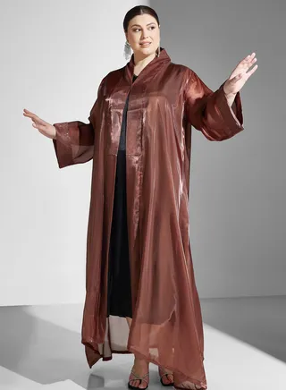 Embellished Detail Abaya With Sheila 