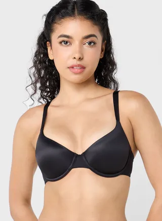 Plunge Neck Padded Bra 