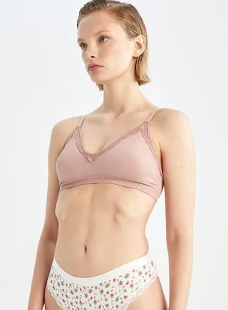 Plunge Neck Bra