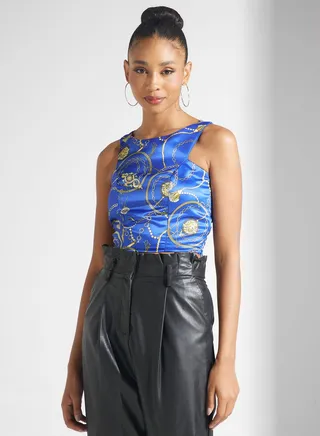 Crew Neck Crop Top 