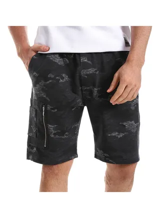 Men Cotton Short With Side Pockets 