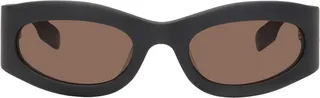 MCQ Gray Oval Sunglasses