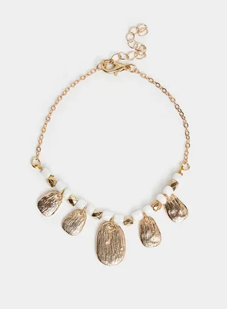Textured Drop Anklet