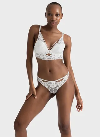 Plunge Neck Bra 