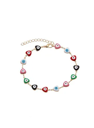 Metal Evil Eye Anklet 