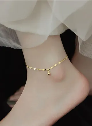 18k Gold Plated Stainless Steel Anklet 