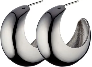 Polished Chunky Hoop Earrings