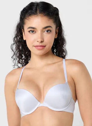 Plunge Neck Padded Bra 