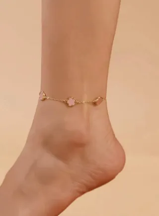 Stylish & High Quality 18k Gold Plated Anklet 