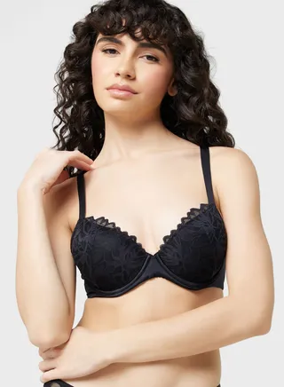 Plunge Neck Bra 