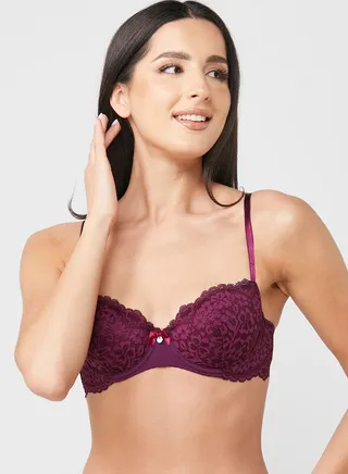 Plunge Neck Bra 