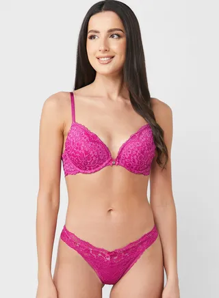 Plunge Neck Bra 