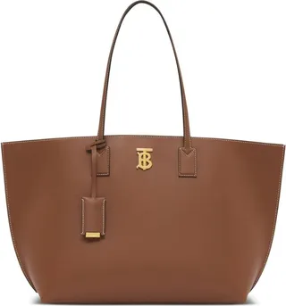 Monogram Leather Tote Bag