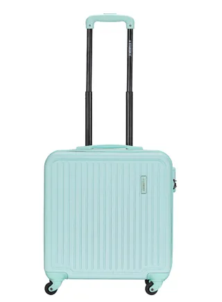 Single Hardside Spinner 4 Wheels Cabin Trolley Luggage With Number Lock 16 Inches 