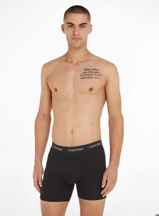 Men's 3 Pack Boxer Briefs - Cotton Stretch 