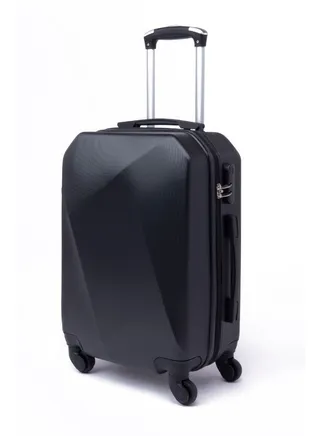 Cabin Carry Check-In Luggage Trolley Size 20 inch Black 