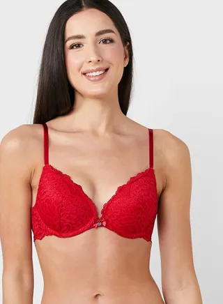 Plunge Neck Bra 