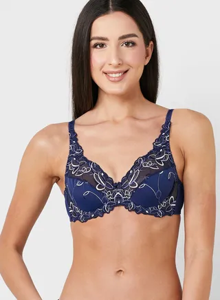 Plunge Neck Bra 