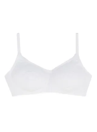 Slim Fit Bra White 