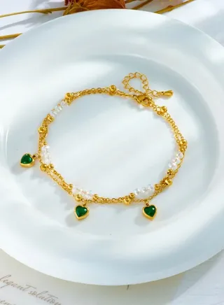 Trendy Gold Stainless Steel Anklet For Women 