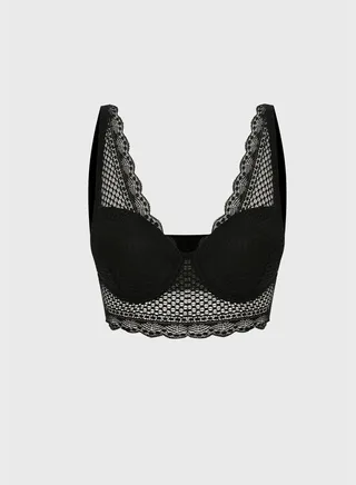 Knitted T-Shirt Bra