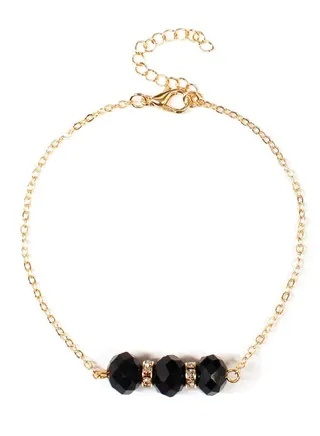 Casual Women Crystal Anklet 