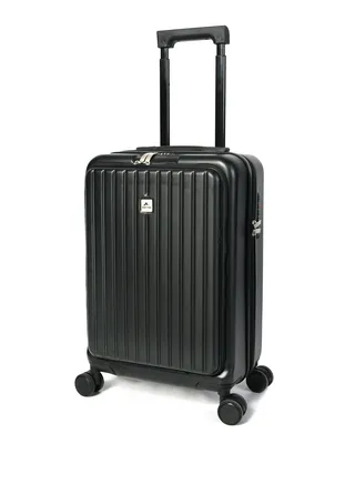 Morano Cabin Luggage Carry-On Trolley Bag With 4 Spinner Wheels TSA Lock 20 inch (Black) 
