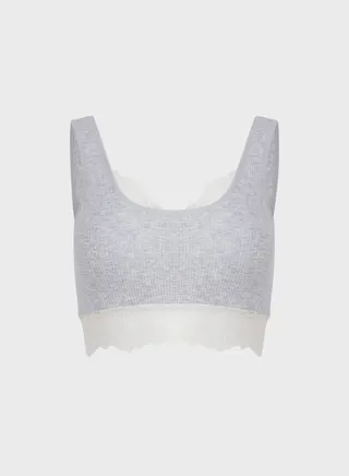 Light Padded Lace Detail Bra 