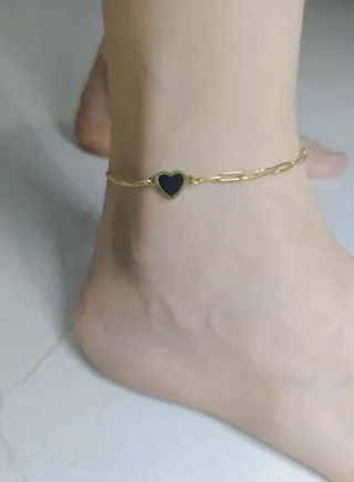 Stainless Steel Gold Plated Anklet 
