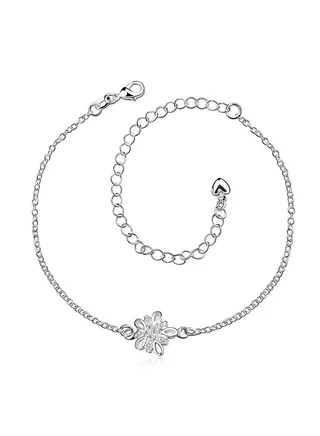 Beautiful Ankle Bracelets Initial Diamond Anklets For Women Spa009A 
