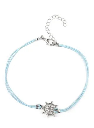 Women Casual Wheel Pendant Anklet 