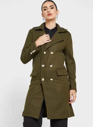 Double Breasted Coat 