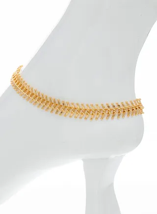 Anklet with a modern design 