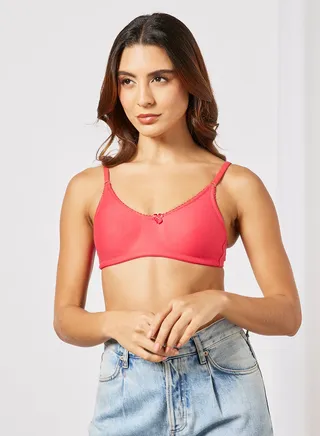 Casual Push-Up Bra Coral 