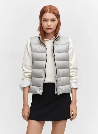 Puffer Knitted Vest 
