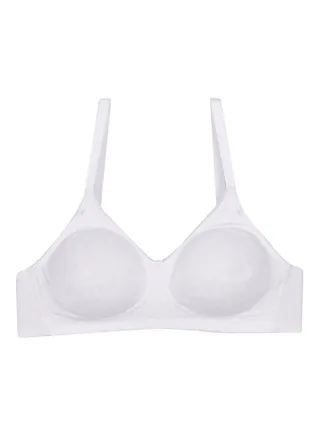 Double Layered Wirefree Bra White 