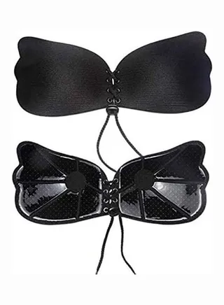 Ebuyair Silicone Bra For Women Black 