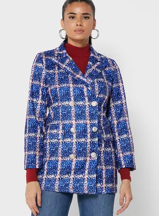 Button Detail Coat 