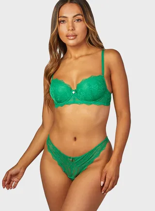 Plunge Neck Bra 