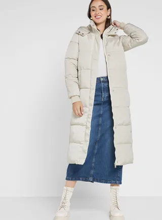 Classic Longline Padded Jacket 
