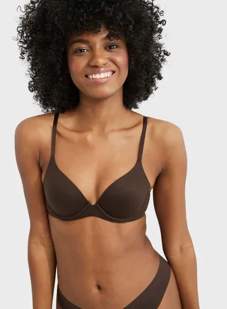 Plunge Neck Bra 